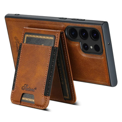 SUTENI H17 For Samsung Galaxy S22 Ultra 5G Case Card Holder Phone Cover Compatible with MagSafe