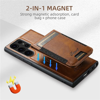 SUTENI H17 For Samsung Galaxy S22 Ultra 5G Case Card Holder Phone Cover Compatible with MagSafe