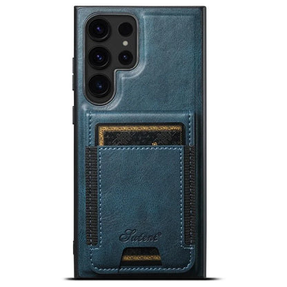 SUTENI H17 For Samsung Galaxy S22 Ultra 5G Case Card Holder Phone Cover Compatible with MagSafe