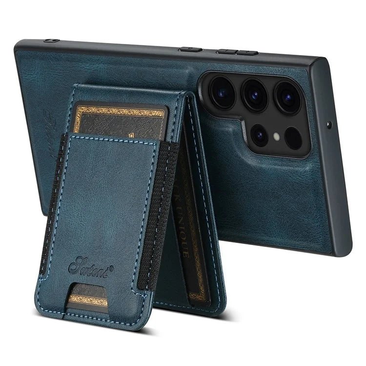 SUTENI H17 For Samsung Galaxy S22 Ultra 5G Case Card Holder Phone Cover Compatible with MagSafe