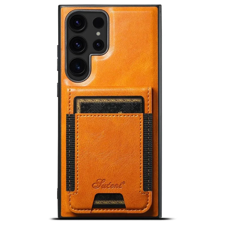 SUTENI H17 For Samsung Galaxy S22 Ultra 5G Case Card Holder Phone Cover Compatible with MagSafe