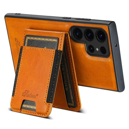 SUTENI H17 For Samsung Galaxy S22 Ultra 5G Case Card Holder Phone Cover Compatible with MagSafe