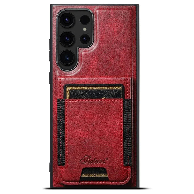 SUTENI H17 For Samsung Galaxy S22 Ultra 5G Case Card Holder Phone Cover Compatible with MagSafe