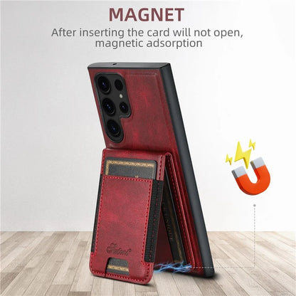 SUTENI H17 For Samsung Galaxy S22 Ultra 5G Case Card Holder Phone Cover Compatible with MagSafe