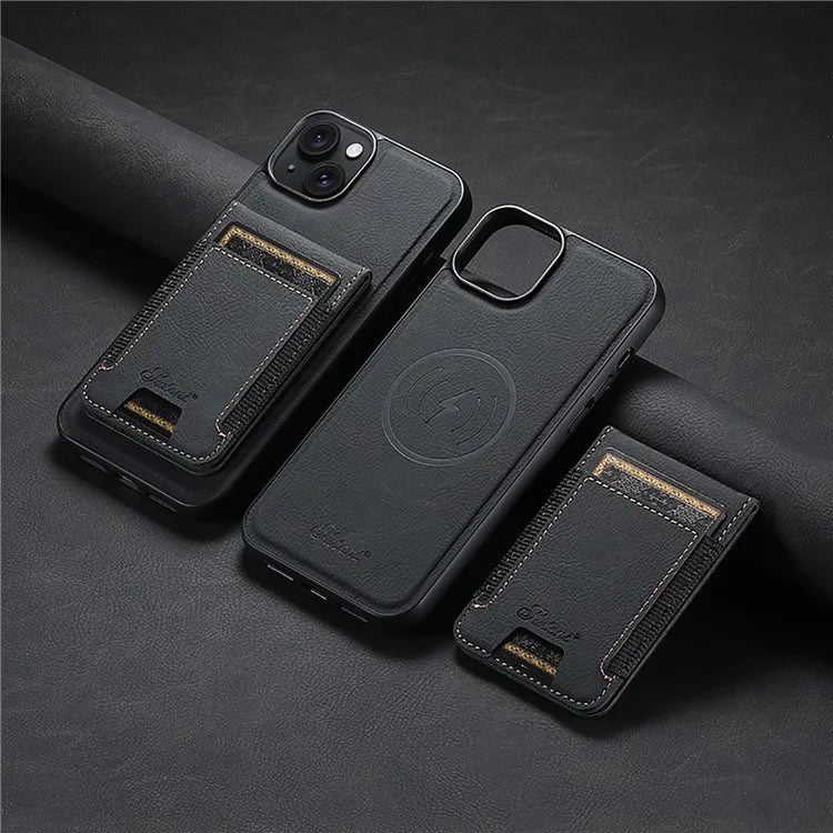 SUTENI H17 For iPhone 13 6.1 inch Case Detachable 2-in-1 Kickstand Protective Cover Compatible with MagSafe