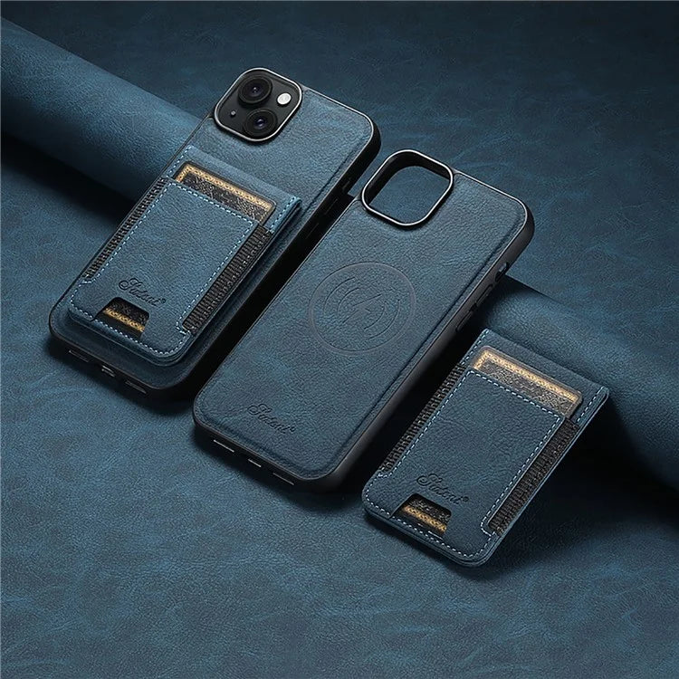 SUTENI H17 For iPhone 13 6.1 inch Case Detachable 2-in-1 Kickstand Protective Cover Compatible with MagSafe