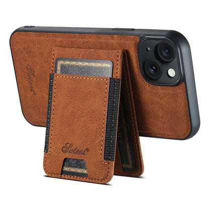 SUTENI H17 For iPhone 13 6.1 inch Case Detachable 2-in-1 Kickstand Protective Cover Compatible with MagSafe