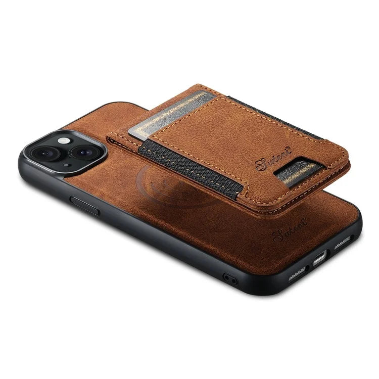 SUTENI H17 For iPhone 13 6.1 inch Case Detachable 2-in-1 Kickstand Protective Cover Compatible with MagSafe