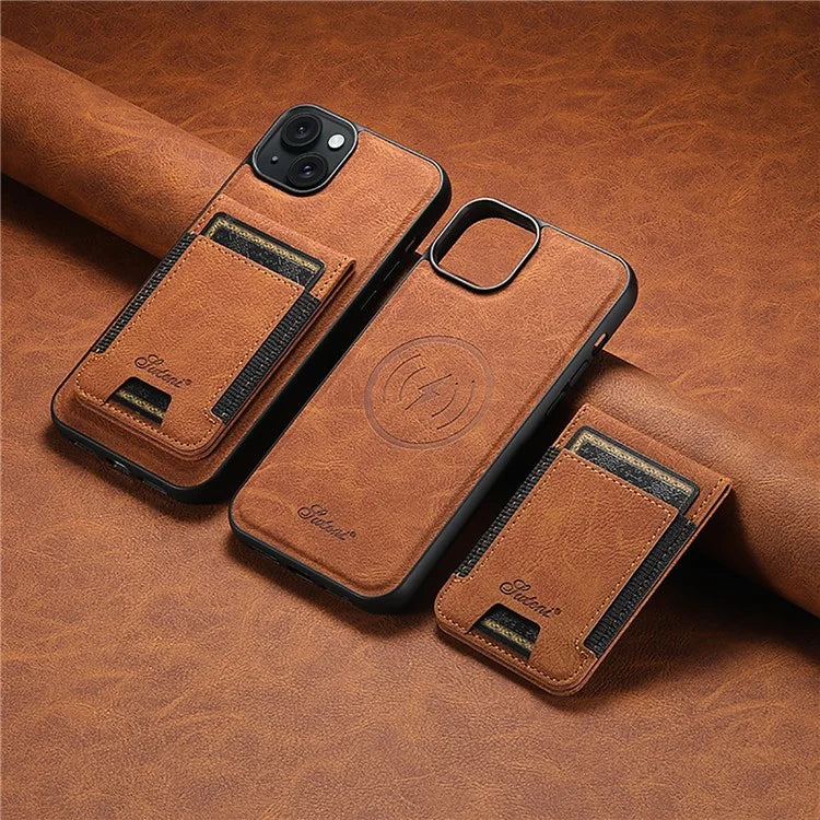 SUTENI H17 For iPhone 13 6.1 inch Case Detachable 2-in-1 Kickstand Protective Cover Compatible with MagSafe