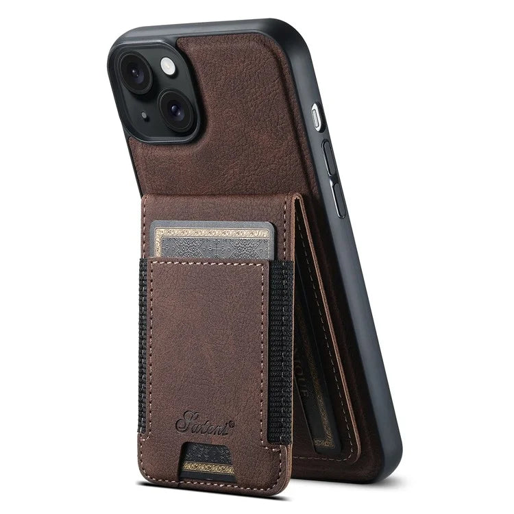 SUTENI H17 For iPhone 13 6.1 inch Case Detachable 2-in-1 Kickstand Protective Cover Compatible with MagSafe