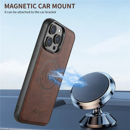SUTENI H17 For iPhone 13 Pro Max Case Card Slots Kickstand Leather+TPU Phone Cover