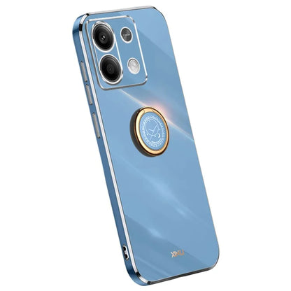 XINLI For Xiaomi Redmi Note 13 Pro 4G / Poco M6 Pro 4G Case Electroplating TPU Cover with Kickstand