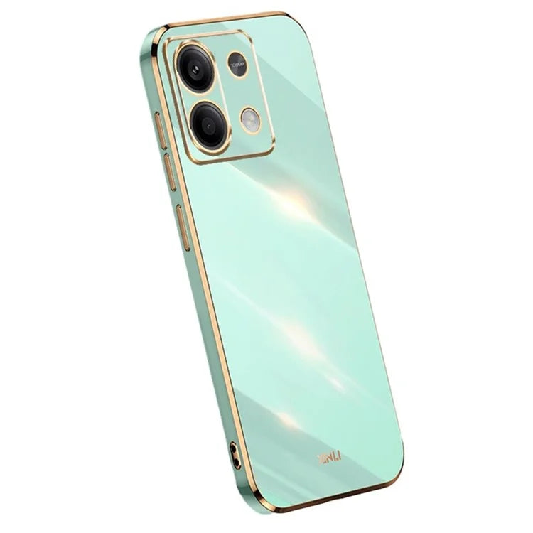 XINLI For Xiaomi Redmi Note 13 Pro 4G / Poco M6 Pro 4G TPU Phone Case Electroplating Edge