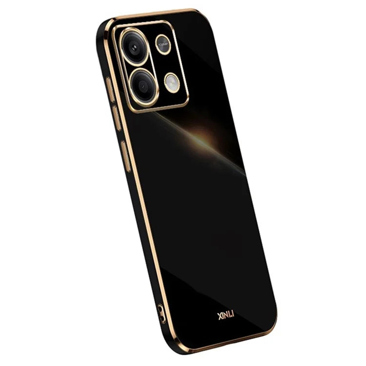 XINLI For Xiaomi Redmi Note 13 Pro 4G / Poco M6 Pro 4G TPU Phone Case Electroplating Edge