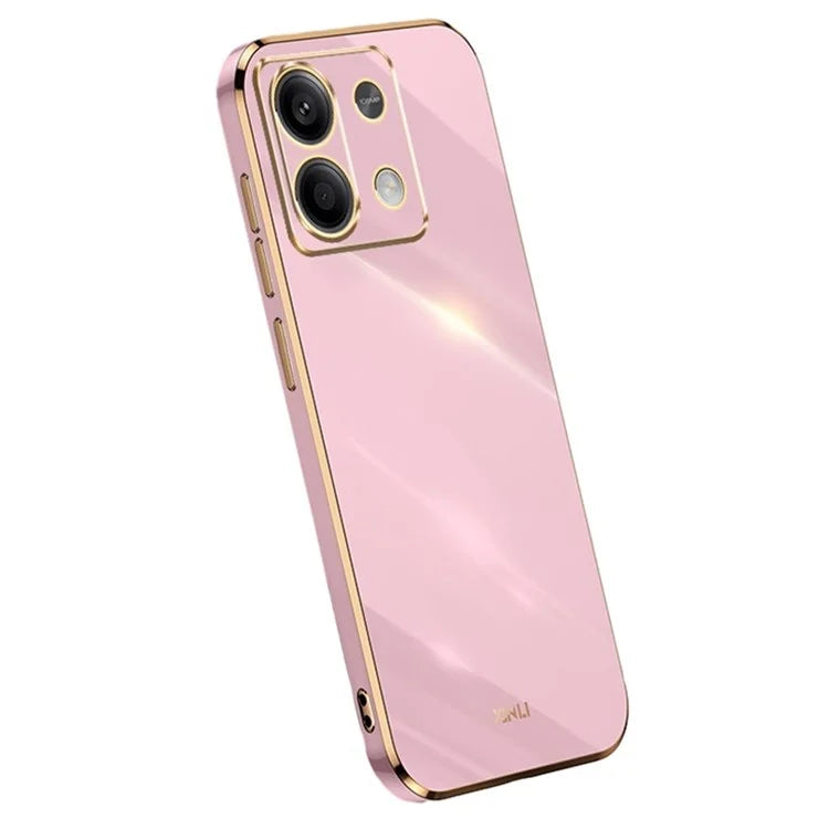 XINLI For Xiaomi Redmi Note 13 Pro 4G / Poco M6 Pro 4G TPU Phone Case Electroplating Edge