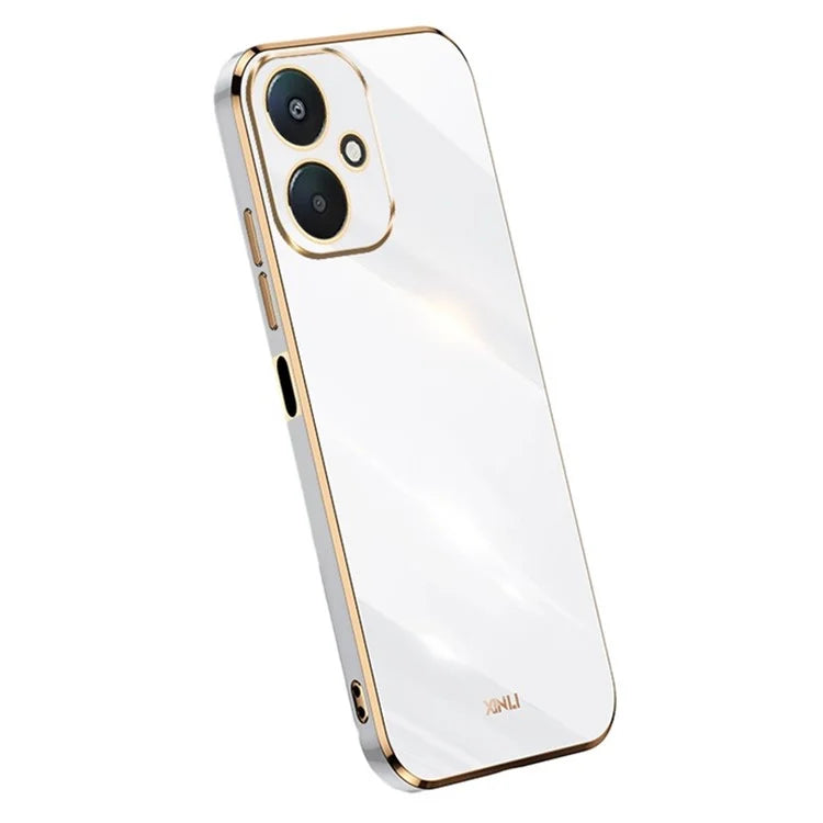 XINLI For Xiaomi Redmi 13C 5G Case Electroplating Edge TPU Phone Back Cover
