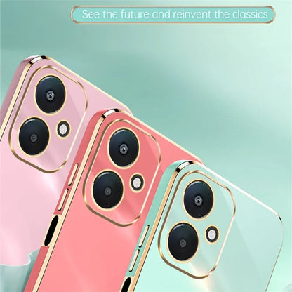XINLI For Xiaomi Redmi 13C 5G Case Electroplating Edge TPU Phone Back Cover