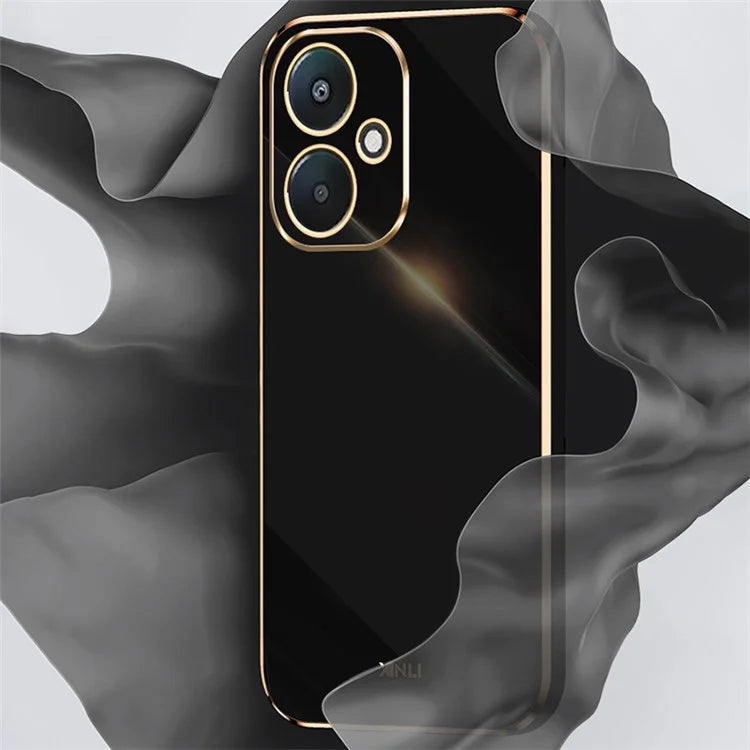 XINLI For Xiaomi Redmi 13C 5G Case Electroplating Edge TPU Phone Back Cover