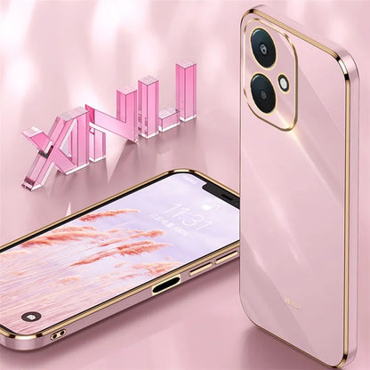 XINLI For Xiaomi Redmi 13C 5G Case Electroplating Edge TPU Phone Back Cover