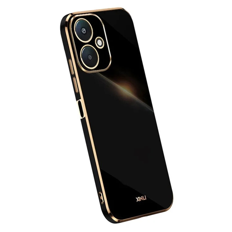XINLI For Xiaomi Redmi 13C 5G Case Electroplating Edge TPU Phone Back Cover