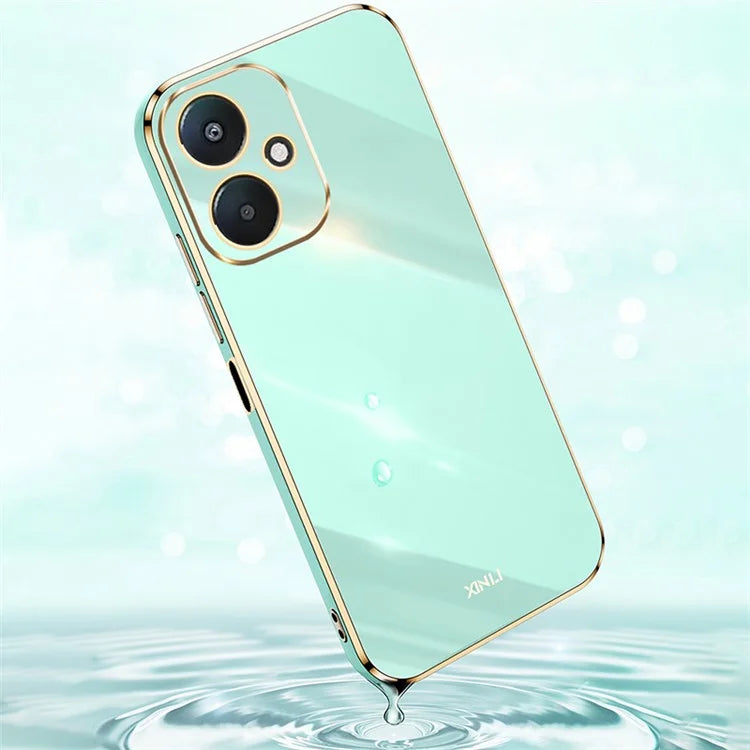 XINLI For Xiaomi Redmi 13C 5G Case Electroplating Edge TPU Phone Back Cover