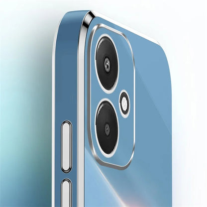 XINLI For Xiaomi Redmi 13C 5G Case Electroplating Kickstand Soft TPU Phone Cover