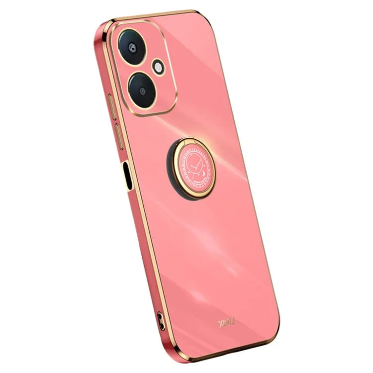 XINLI For Xiaomi Redmi 13C 5G Case Electroplating Kickstand Soft TPU Phone Cover