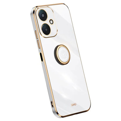 XINLI For Xiaomi Redmi 13C 5G Case Electroplating Kickstand Soft TPU Phone Cover