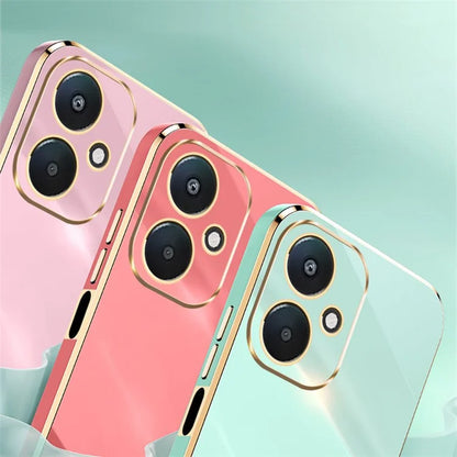 XINLI For Xiaomi Redmi 13C 5G Case Electroplating Kickstand Soft TPU Phone Cover