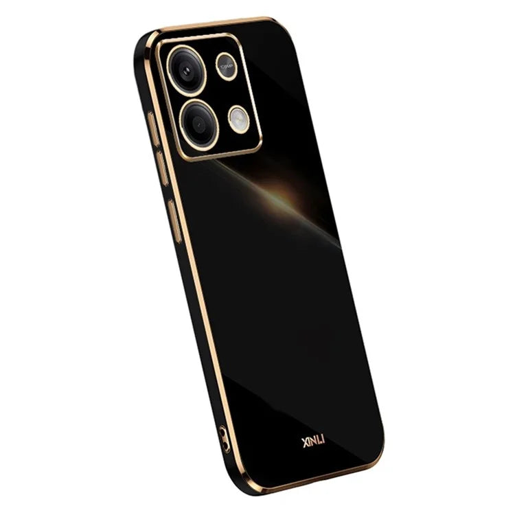 XINLI For Xiaomi Redmi Note 13 4G TPU Case Anti-scratch Electroplating Phone Cover