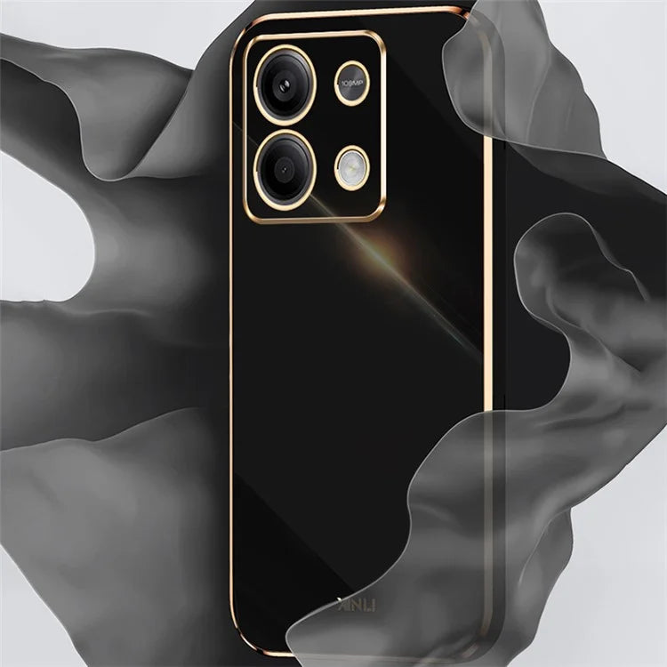 XINLI For Xiaomi Redmi Note 13 4G TPU Case Anti-scratch Electroplating Phone Cover