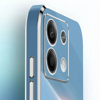 XINLI For Xiaomi Redmi Note 13 4G Case Soft TPU Electroplating Phone Kickstand Cover