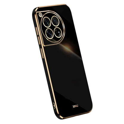 XINLI For OnePlus 12 5G Case Electroplating TPU Phone Cover Precise Lens Protection