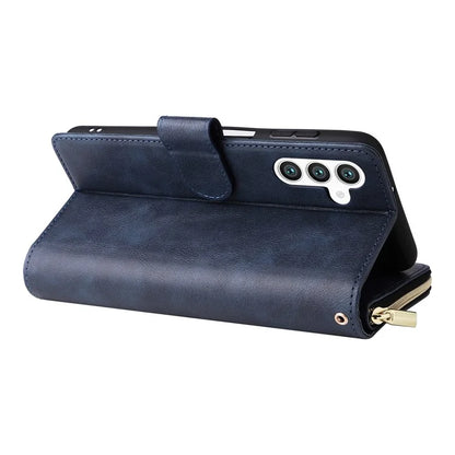For Samsung Galaxy S24+ Case Leather 9 Card Holders Phone Protective Cover