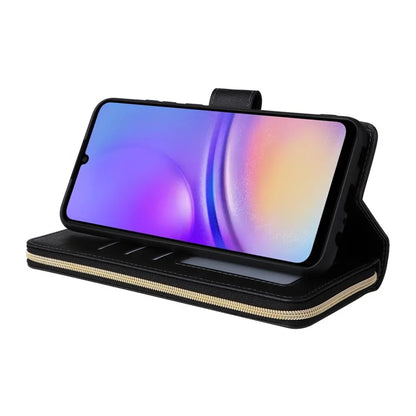 For Samsung Galaxy A05 4G Case Card Slots Zipper Wallet Leather Phone Cover