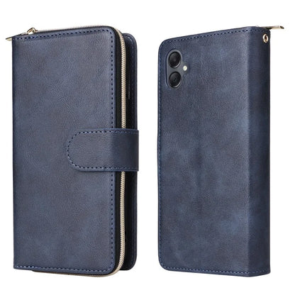 For Samsung Galaxy A05 4G Case Card Slots Zipper Wallet Leather Phone Cover