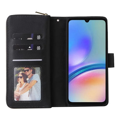 For Samsung Galaxy A05s 4G Magnetic Case Leather Zipper Wallet Phone Cover