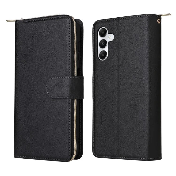 For Samsung Galaxy A05s 4G Magnetic Case Leather Zipper Wallet Phone Cover