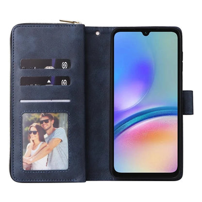 For Samsung Galaxy A05s 4G Magnetic Case Leather Zipper Wallet Phone Cover