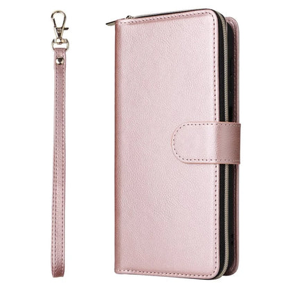 For Samsung Galaxy A05s 4G Magnetic Case Leather Zipper Wallet Phone Cover