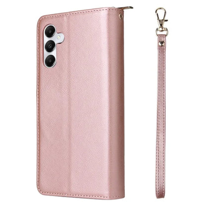 For Samsung Galaxy A05s 4G Magnetic Case Leather Zipper Wallet Phone Cover