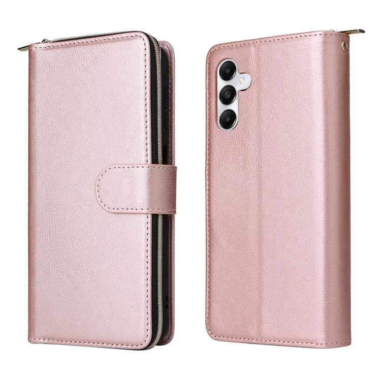 For Samsung Galaxy A05s 4G Magnetic Case Leather Zipper Wallet Phone Cover