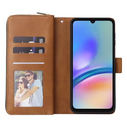 For Samsung Galaxy A05s 4G Magnetic Case Leather Zipper Wallet Phone Cover
