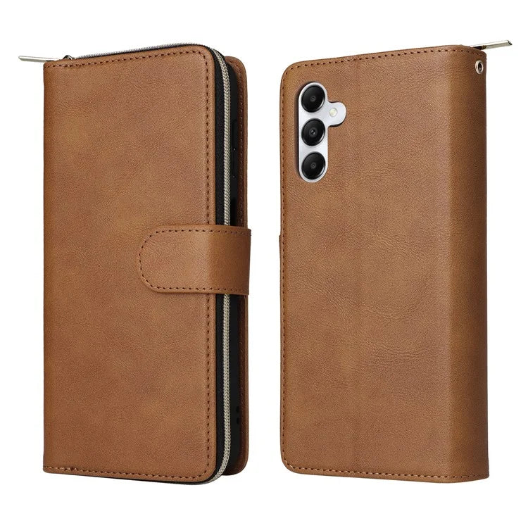 For Samsung Galaxy A05s 4G Magnetic Case Leather Zipper Wallet Phone Cover