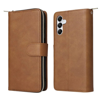 For Samsung Galaxy A05s 4G Magnetic Case Leather Zipper Wallet Phone Cover
