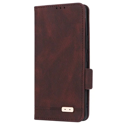 For Honor 90 Pro Case Hardware Decor Leather Flip Phone Cover