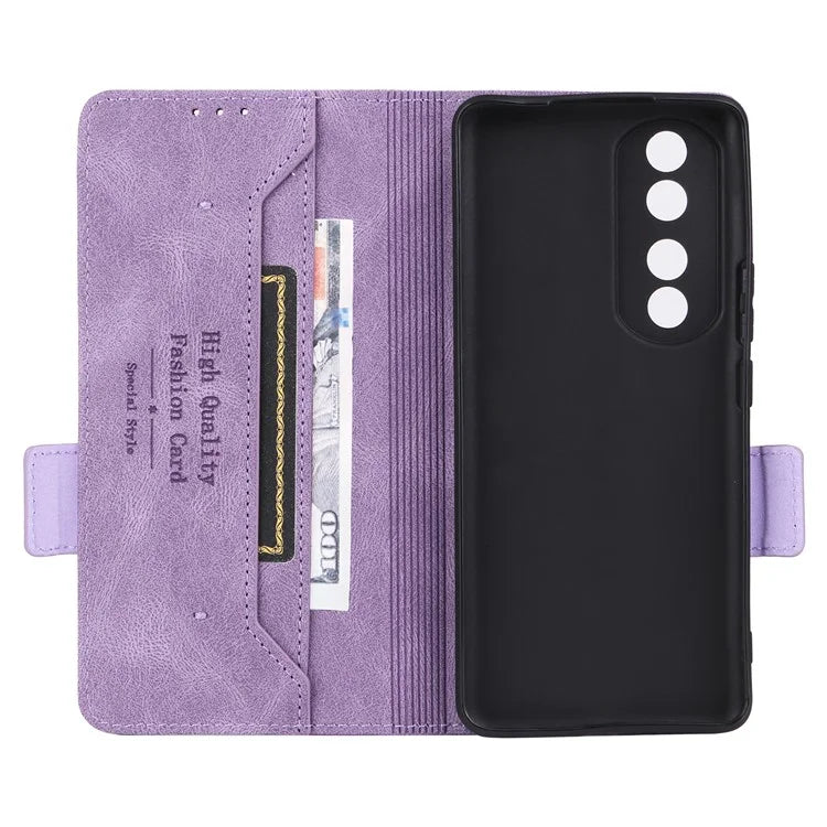 For Honor 90 Pro Case Hardware Decor Leather Flip Phone Cover