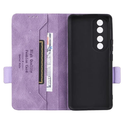 For Honor 90 Pro Case Hardware Decor Leather Flip Phone Cover