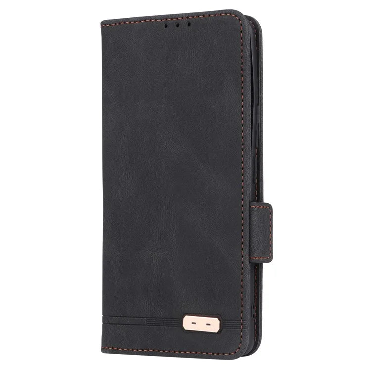 For Honor 90 Pro Case Hardware Decor Leather Flip Phone Cover
