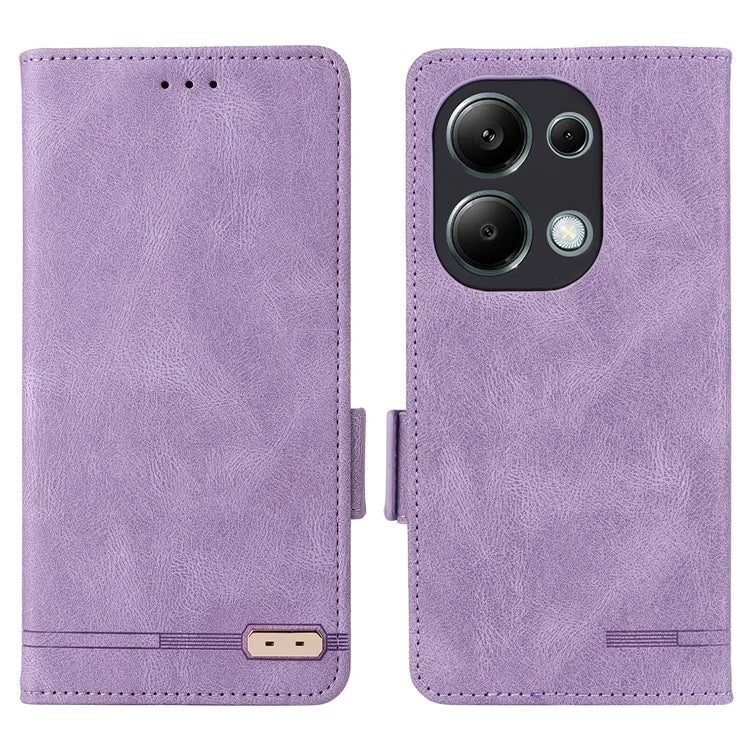 For Xiaomi Redmi Note 13 Pro 4G / Poco M6 Pro 4G Case PU Leather Folio Wallet Phone Cover